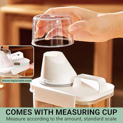 Cereal Storage Containers Set(S*1&L*1) Airtight Food Storage Dispenser - size: 1 Large, 1 Small-2 pcs