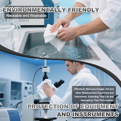 Cleanroom Cloth Wipes 4"x4",140GSM,Bag of 400 Pcs - size: 4" x 4" (Pack of 400)