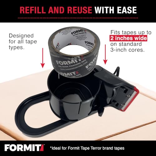 Clear Packing Tape with Dispenser (1 Roll) - Packaging - style: Dispenser + 1 PG Roll