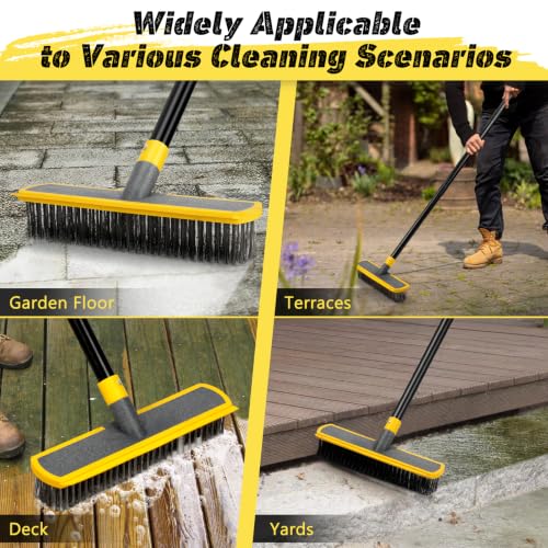 2 in 1 Stainless Steel Wire Brush Heavy Duty Floor Deck Scrub