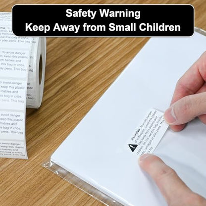LLIKED Suffocation Warning Labels 2" x 1", 1000 Labels per Roll