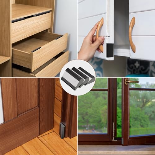 Kneelisa Wedge-Shape Window Weather Stripping Door Frame Seal 196” Black - color: Black, size: 196"
