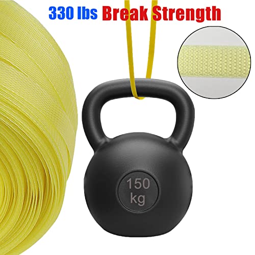Poly Strap, Polypropylene Strapping, 320' Length, 100 pcs Clips