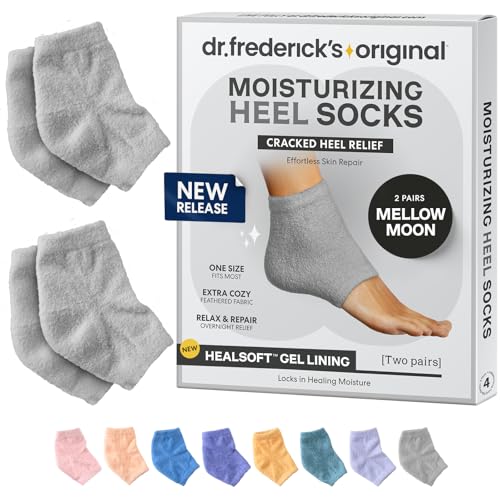 Dr. Frederick's Original Fuzzy Heel Socks (Mellow Moon) - color: Mellow Moon