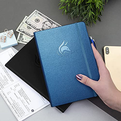 Clever Fox Check Register Book, Checkbook Ledger, 5.8x8.3 Mystic Blue - color: Mystic Blue, size: A5 (5.8'' x 8.3'')