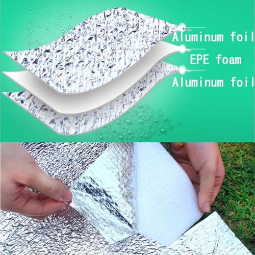 Camping Mat Insulated Sleeping Pad 78" x 39" Tent Floor Thermal Blanket