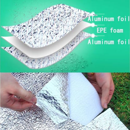 Camping Mat Insulated Sleeping Pad 78" x 39" Tent Floor Thermal Blanket