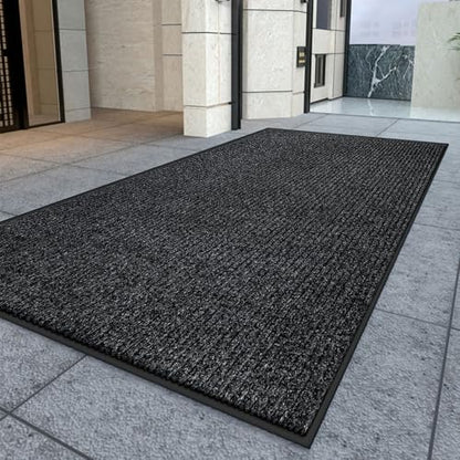 Kuyal Front Door Mat, 2'x6' Indoor Outdoor Entrance Mat - size: 24 "x 72"