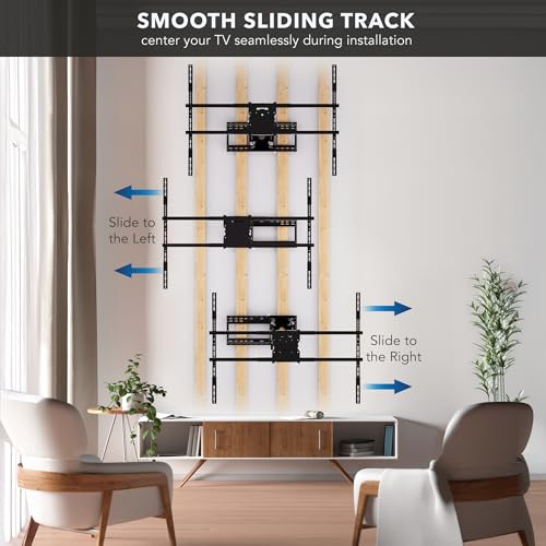 Mount-It! The Beast XXL Long Arm TV Wall Mount, 75-140" - style: Indoor - XL