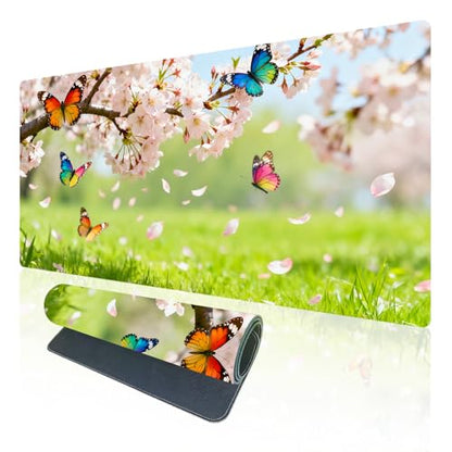 Nuxovilar Large Gaming Mouse Pad Desk Mat, 15.7x35.4 Inches Polyester - color: LU11941