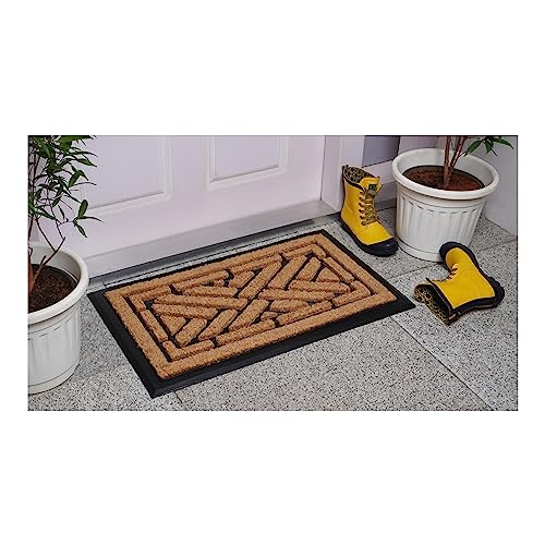Calloway Mills 110091830 Geometric Doormat 18" x 30" - color: Geometric, size: 1'6" x 2'6" (Rectangular)