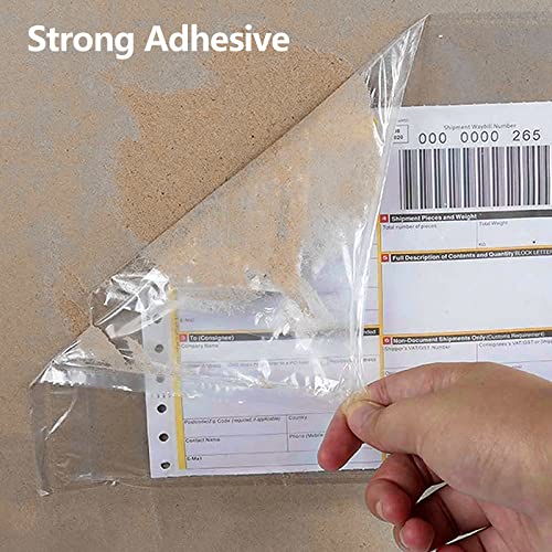 RyhamPaper Packing List Envelopes, Clear 7.5" x 5.5" Self Adhesive Shipping Labels Envelope Pouches (1000 Pack) - size: 1000 Pack