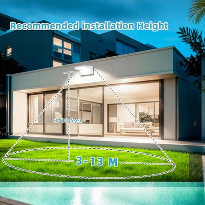 40W Outdoor LED Sconce 350° Rotatable Panel 6000K IP65 Waterproof - color: 1/40w/6000k/White