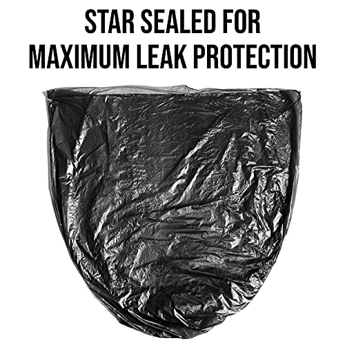 Aluf Plastics 40-45 Gallon Trash Bags (2 MIL - Pack of 200) 40" x 46" - Large Heavy Duty Can Liners - Plastic Black Garbage Bags for Lawn, Leaf, Contractor, Yard, Outdoor use - color: Black, style: 45 Gal, 2 Mil, 200 Count