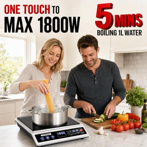 Induction Cooktop 1800W Portable Induction Burner (Standard)