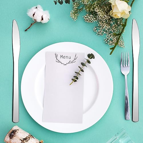 Gisafai 150 Pcs Stainless Steel Dinner Butter Knives Bulk Silverware