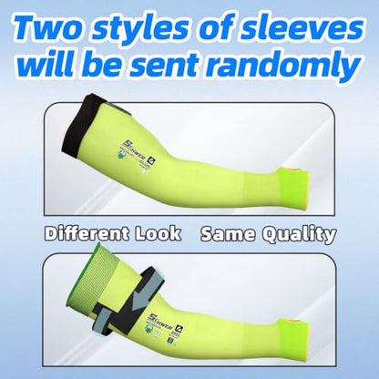 Schwer 20 Pairs 18in A6 Cut Resistant Arm Sleeves for Gardening, S901 - color: Yellow, size: 18 In-20 Pairs