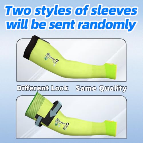 Schwer 20 Pairs 18in A6 Cut Resistant Arm Sleeves for Gardening, S901 - color: Yellow, size: 18 In-20 Pairs