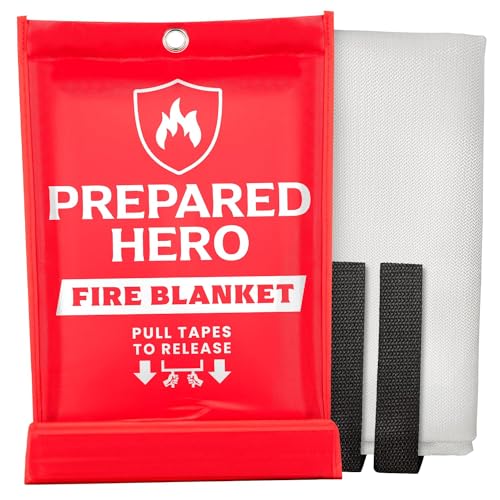 Prepared Hero Emergency Fire Blanket, Kitchen & Home, 39 x 39 in, 1 Pack - size: 1-pack