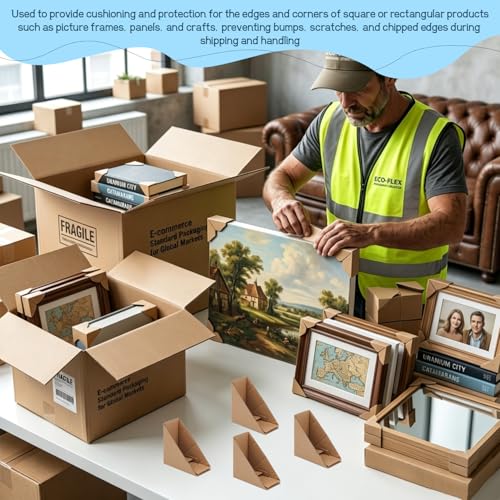 50 Pack Cardboard Corner Protectors 2.36" Side Length 0.78" ID - size: 2.36"×0.78"
