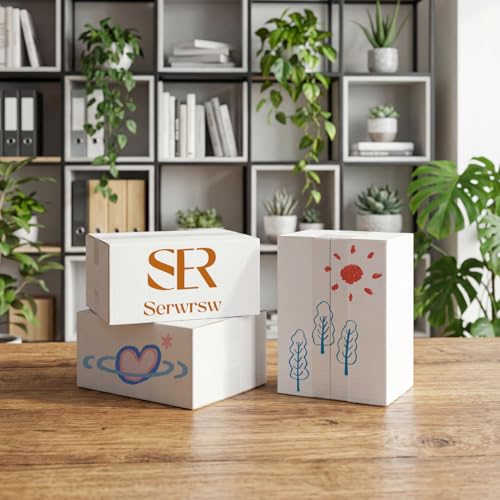 8x6x4 inch Cardboard Shipping Boxes, Set of 30 Gift Boxes, White - size: 8x6x4 inch 30 Pack