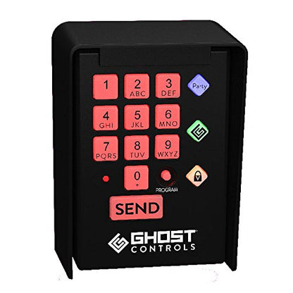 Ghost Controls Pro 30W Single Solar Automatic Gate Opener Bundle with Wireless Keypad and Additional Premium Remote Bundle