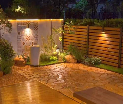 Outdoor Wall Light, Waterproof Exterior Lighting Fixtures - color: Cylinder (Black A)