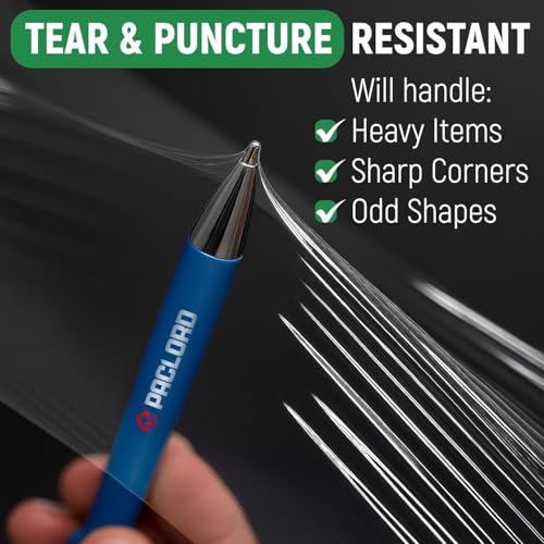 5" x 1000' Industrial Strength Stretch Wrap with Extended Handle, Pack of 2 - size: Pack of 2