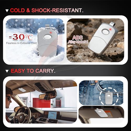 2-Pack 10 Dip Switch MultiCode Gate Opener Remote 3089 308911 300MHZ - size: 2 X Visor 3089