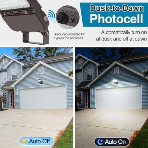 LED Parking Lot Light 150W/100W/75W Adjustable with Dusk to Dawn