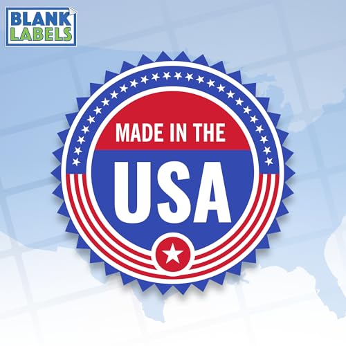 Blank Labels Direct Thermal Shipping | Made in USA Bulk Choice | 6 Rolls