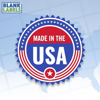 Blank Labels Direct Thermal Shipping | Made in USA Bulk Choice | 6 Rolls