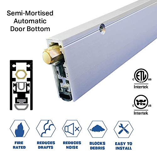 7253CA Semi-Mortised Automatic Door Bottom (36") - size: 36 Inch