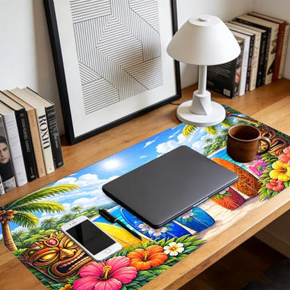 Nuxovilar Large Gaming Mouse Pad Desk Mat, 15.7x35.4 Inches Polyester - color: Mi08294