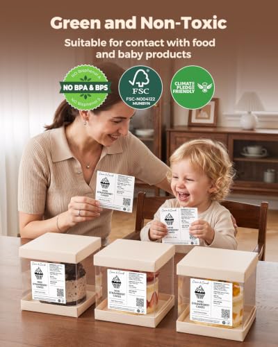 MUNBYN 4x4 Thermal Labels, 500 Sheets/Roll, White - color: White, size: 4x4"