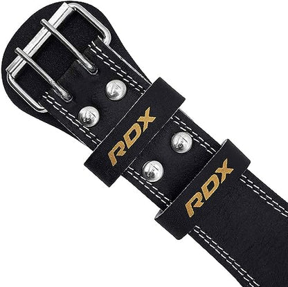 RDX Weight Lifting Belt Gym Exercise Workout, 6 inch Leather Padded Lumbar Back Support Men Women, 10 Adjustable Holes, Powerlifting Bodybuilding Deadlift, Squat Fitness Strength Training Equipment - size: S Fits 19 to 23 Inches