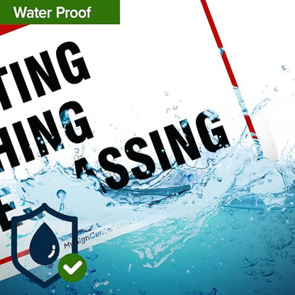 Private Property No Fishing No Hunting No Trespassing Sign, 7x10 Inches, 55 - size: 7x10 - Polyethylene