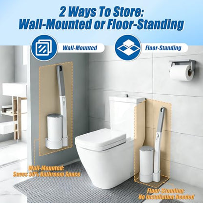 120 Count Disposable Toilet Brush Refills Pads for Most Toilet Wands - size: 120 refills