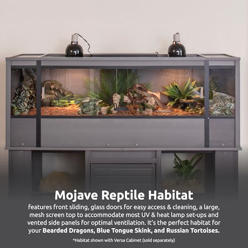 New Age Pet® ECOFLEX® 60" Mojave Reptile Enclosure, X-Large, Grey - color: Grey, size: Extra Large