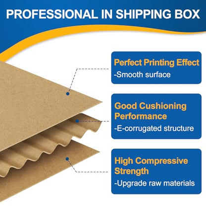Famagic 7x5x2 Small Shipping Boxes for Small Business, 25 Pack, Brown Boxes - color: Brown, size: 7x5x2" 25pcs