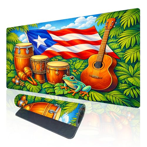 Nuxovilar Large Gaming Mouse Pad Desk Mat, 15.7x35.4 Inches Polyester - color: Mi08295