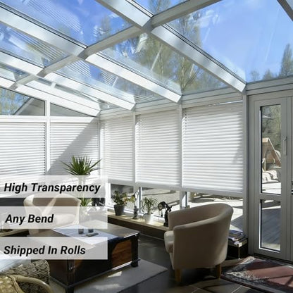 Clear Polycarbonate Roofing Sheet, Acrylic Plastic Sheet Pergola Roofing Canopy Cover Outdoor Awning Shelter for Greenhouse Shed Carport (3.3x9.8ft(1x3m)) - size: 3.3x9.8ft(1x3m)