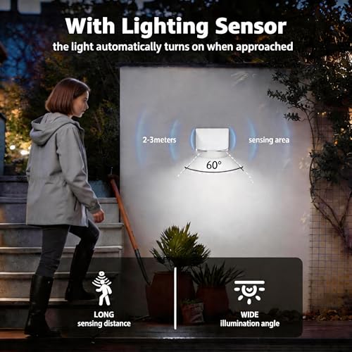 Motion Sensor Key Light for Door，Small Night Lights Battery Powered White - color: White