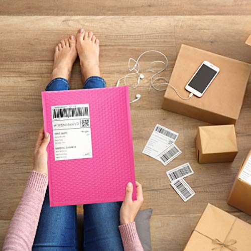 UCGOU Bubble Mailers 9.5x14.5" 25 Pack Usable Size 9.5x13.5" Hot Pink #4 - color: Hot Pink, size: 9.5x14.5" 25PC