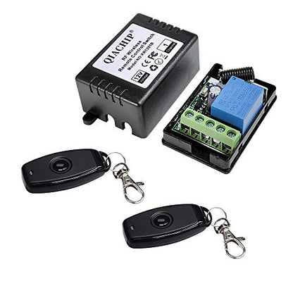 DC 12V 1CH RF Wireless Relay Module Remote Control Momentary Switch - color: 1relays(Updated)