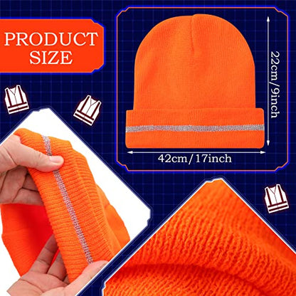 Funtery 2 pcs Halloween Orange Hunting Vest High Visibility Safety Clothes