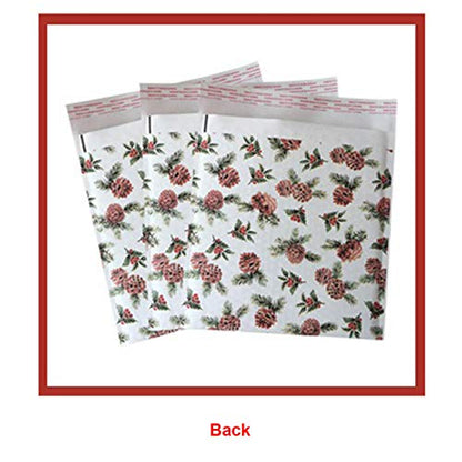 Orgrimmar 10PCS 10.8"x11.4" Christmas Bubble Mailer Envelope Waterproof