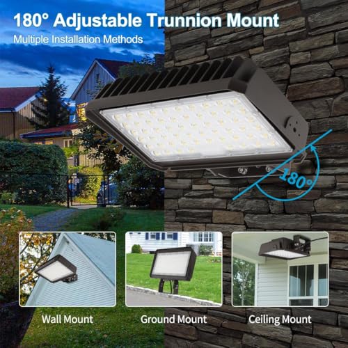 LED Flood Light 150W/100W/75W Adjustable with Trunnion Mount