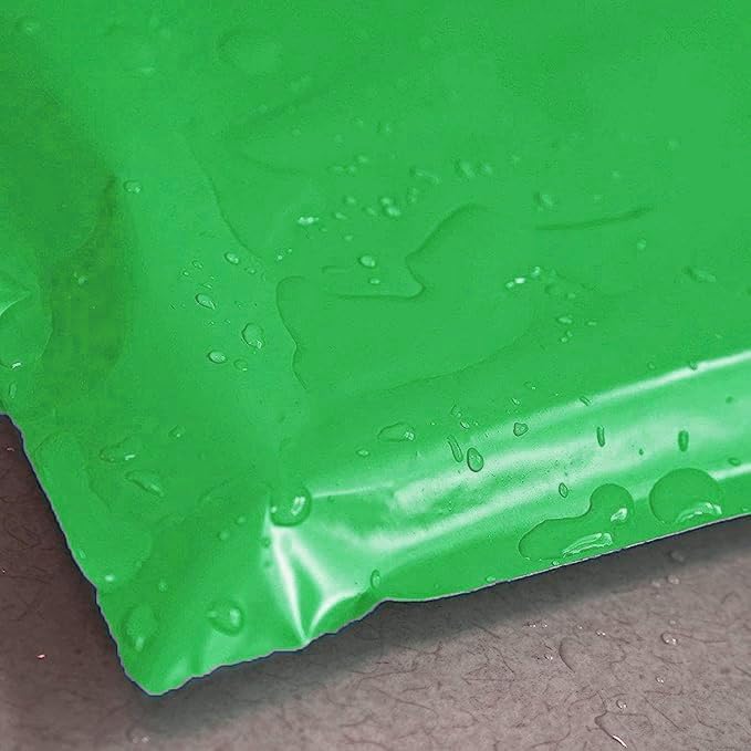 iMBAPrice 10x13 Inch 500-Pack Green Color Poly Mailers Shipping Envelopes Bags, Strong Adhesive Shipping and Packing Bags for Clothing, Waterproof and Tear-Proof Shipping Envelopes