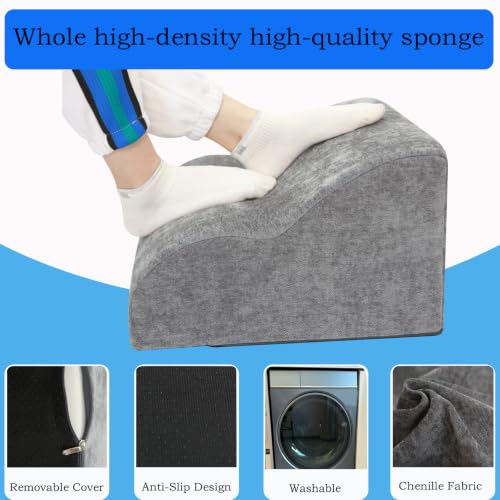 Foot Rest for Under Desk at Work.Multifunctional 3-Tier Foot Stool - color: Standard-dark Grey